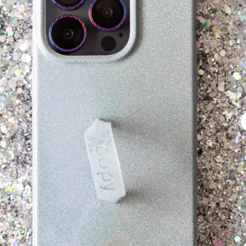 Platinum Sparkle Silver iPhone 12/12 Pro Case